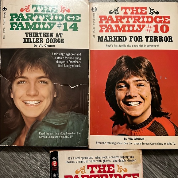 Columbia Pictures Industries Other - The Partridge Family 3 Paperback Books 1970s Vintage #2 #10 #14